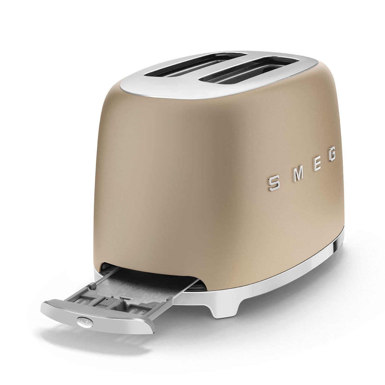 Smeg - Toaster | 2 Slots | 50's Style Aesthetic | Champagne