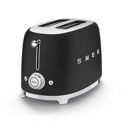 Smeg - Toaster | 2 Slots | 50's Style Aesthetic | Matt Black