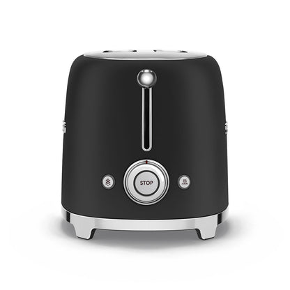 Smeg - Toaster | 2 Slots | 50's Style Aesthetic | Matt Black