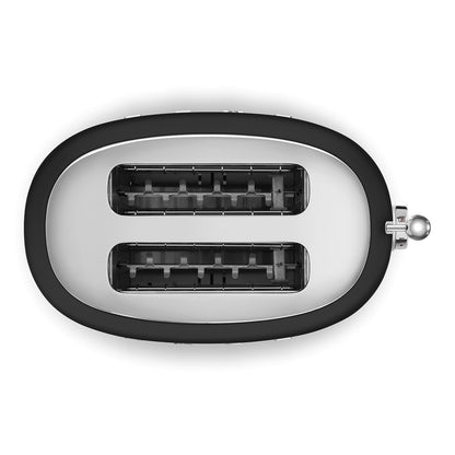 Smeg - Toaster | 2 Slots | 50's Style Aesthetic | Matt Black