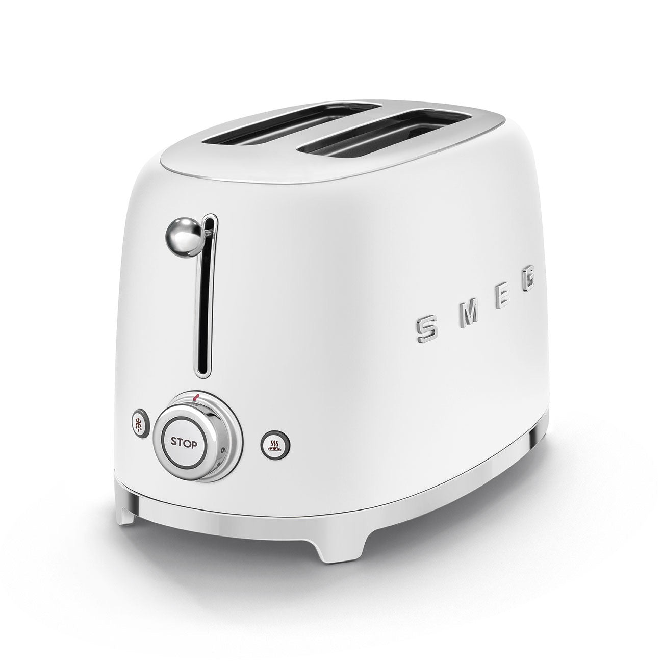 Smeg - Toaster | 2 Slots | 50's Style Aesthetic | Matt White