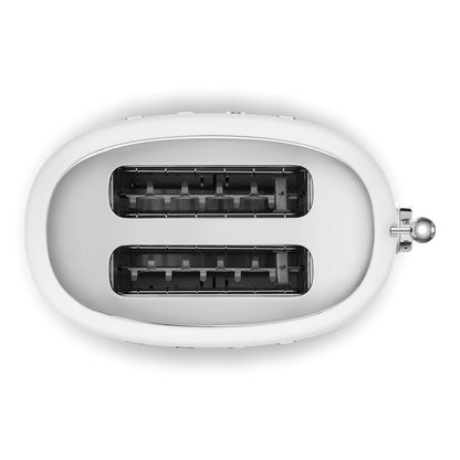 Smeg - Toaster | 2 Slots | 50's Style Aesthetic | Matt White