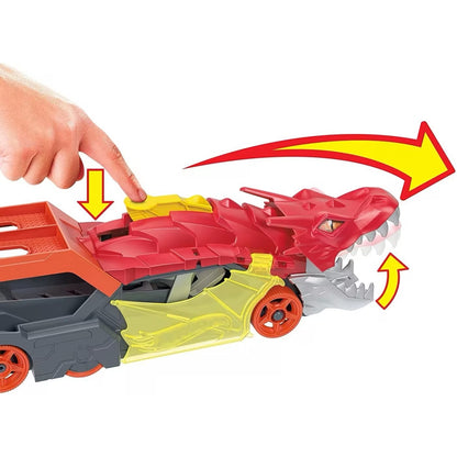 Hot Wheels - City Dragon Launch Transporter Track Set