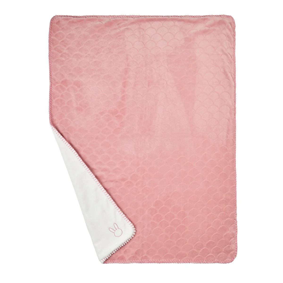 Nattou - LAPIDOU plaid Blanket Wavy Old Pink | 100X75 cm Nattou - LAPIDOU plaid Blanket Wavy Old Pink | 100X75 cm