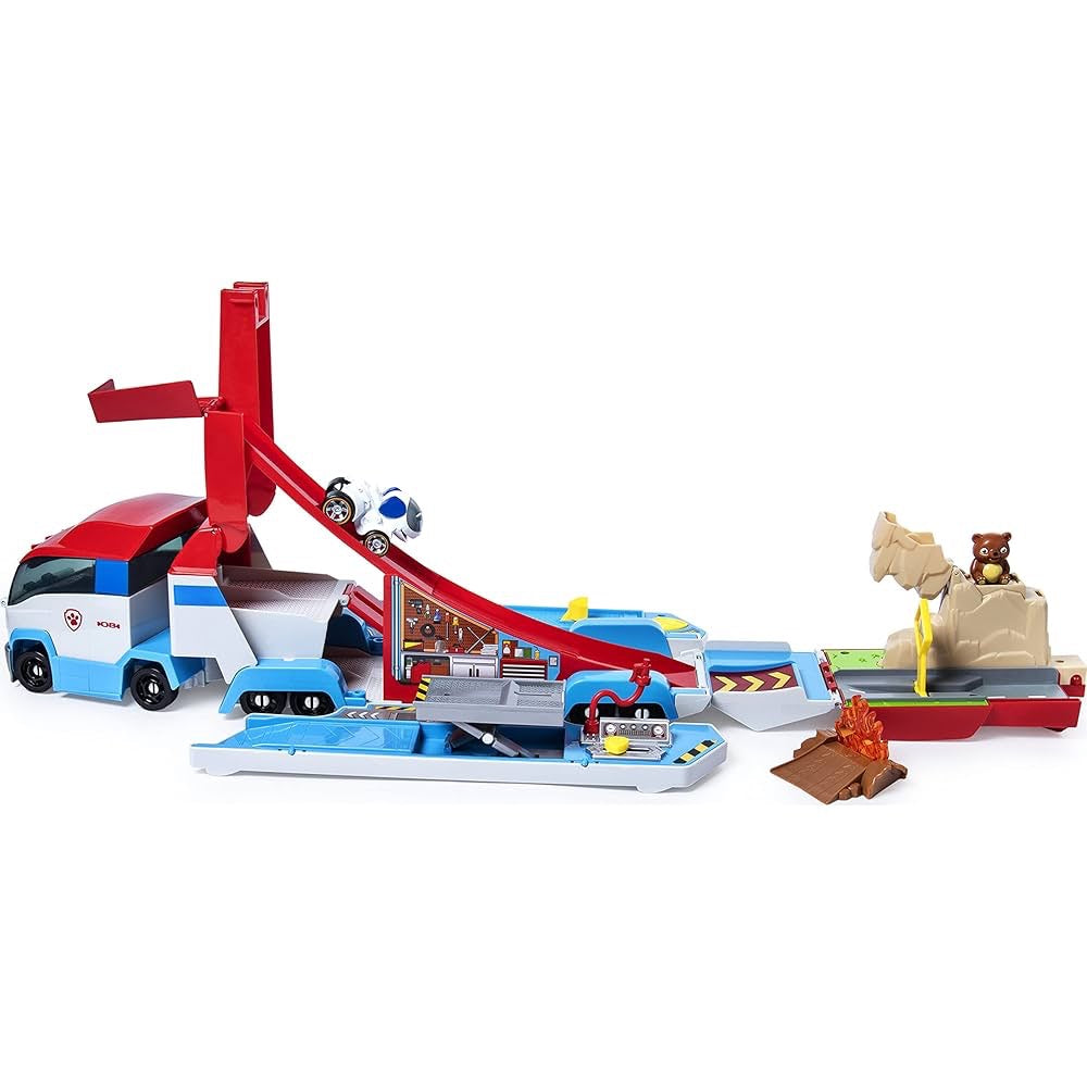 Paw Patrol - Movie 2 - True Metal Launch'N Haul Paw Patroller 2-in-1 Truck Set