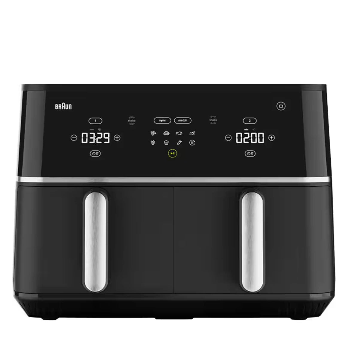Braun - Dual Basket Air Fryer | 2400W | 10L Braun - Dual Basket Air Fryer | 2400W | 10L