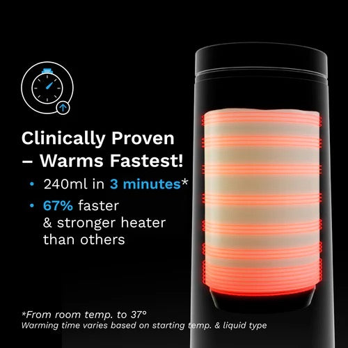 Baby Brezza - Superfast Portable Bottle Warmer | Rechargeable For Formula And Breastmilk Baby Brezza - Superfast Portable Bottle Warmer | Rechargeable For Formula And Breastmilk