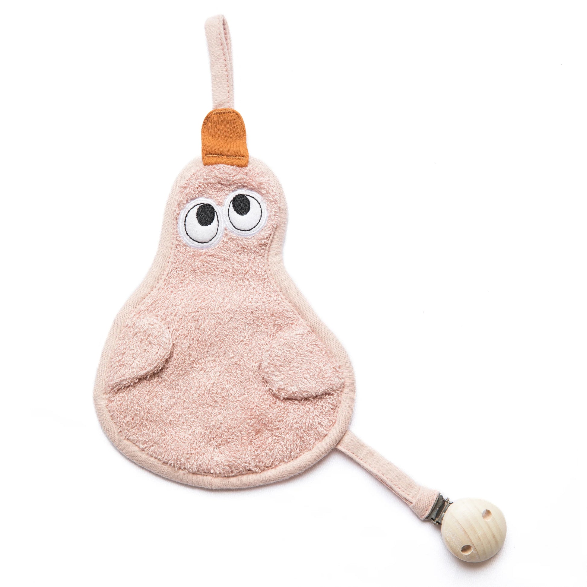 Timboo Pacifier Holder with Clip | Misty Rose Timboo Pacifier Holder with Clip | Misty Rose