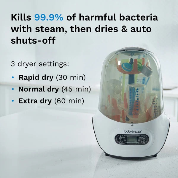 Baby Brezza - Baby Bottle Sterilizer and Dryer | Electric Steam Sterilizer