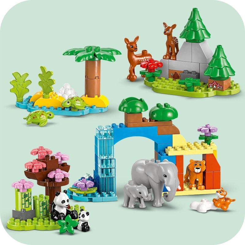 Lego - 3 in 1 Wild Animal Families | 92 Pcs | 2Y+ Lego - 3 in 1 Wild Animal Families | 92 Pcs | 2Y+