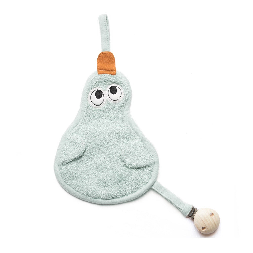 Timboo Pacifier Holder with Clip | Sea Blue Timboo Pacifier Holder with Clip | Sea Blue