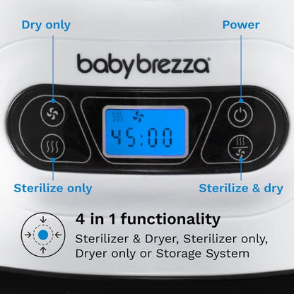 Baby Brezza - Baby Bottle Sterilizer and Dryer | Electric Steam Sterilizer
