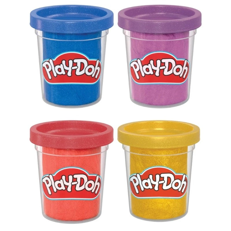 Play-Doh Metallic Shine Compound 4-Pack Play-Doh Metallic Shine Compound 4-Pack