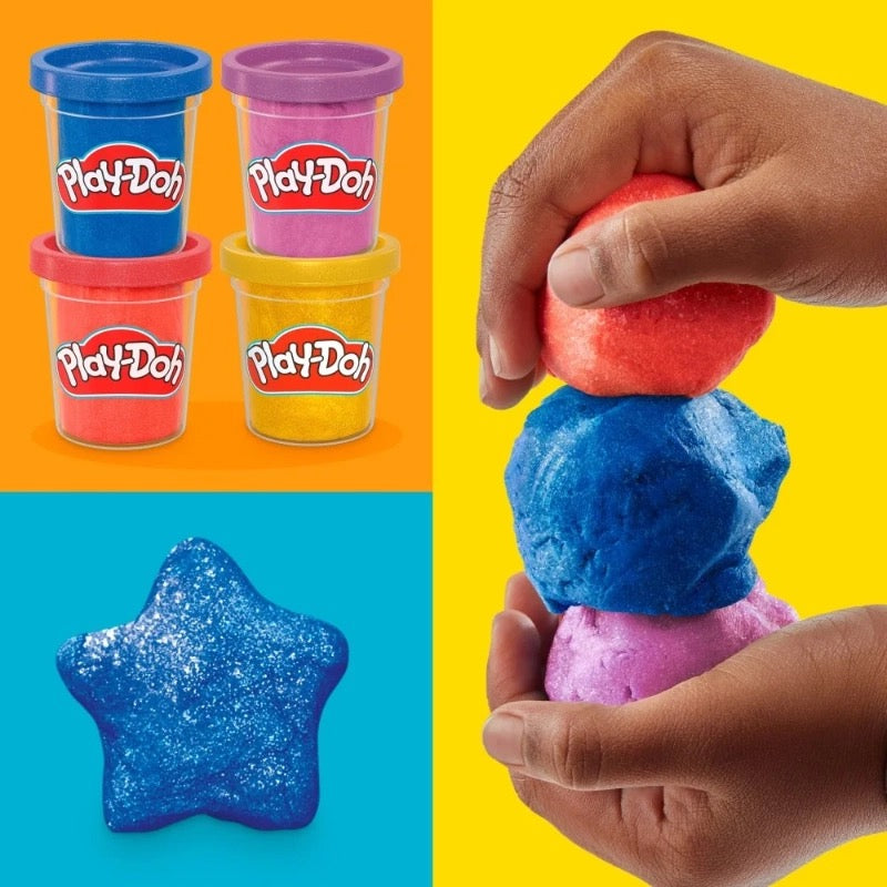 Play-Doh Metallic Shine Compound 4-Pack