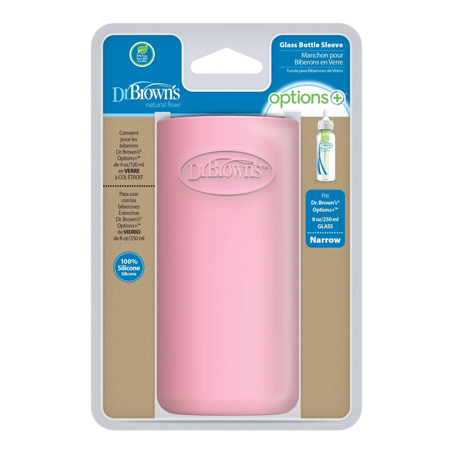 Dr. Brown's - Narrow Glass Bottle Sleeve | 250ml