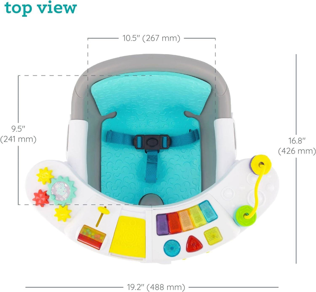 Infantino - Music & Lights 3-in-1 Discovery Seat and Booster | 4m+ Infantino - Music & Lights 3-in-1 Discovery Seat and Booster | 4m+