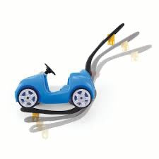 Step2 - Whisper Ride II Kids Push Car | Quick Fold Handle | Blue