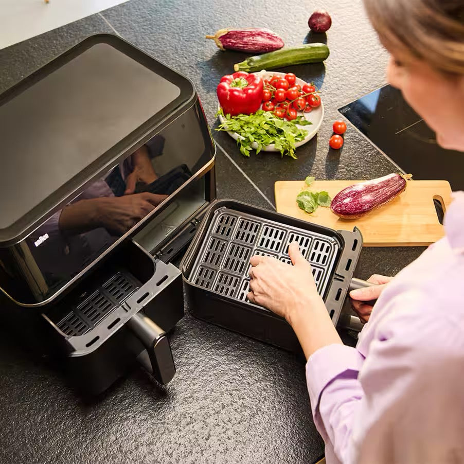 Braun - Dual Basket Air Fryer | 2400W | 10L Braun - Dual Basket Air Fryer | 2400W | 10L