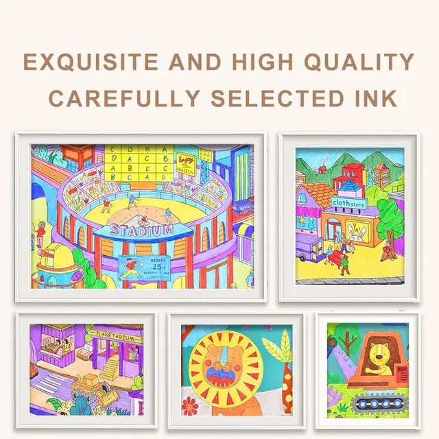 Mideer - Washable Marker Small Tip | 3 colors Mideer - Washable Marker Small Tip | 3 colors