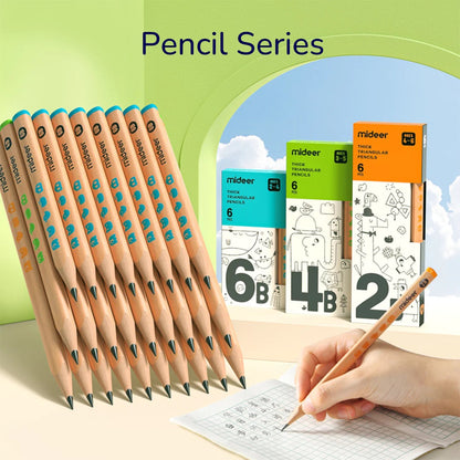 Mideer - Thick Triangular Pencils - HB | 18pc