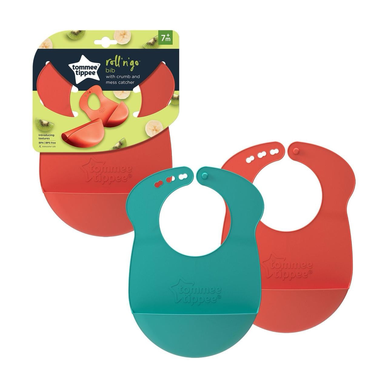 Tommee Tippee Explora Roll ‘n’ Go Bib 6m+ | 4 colors Tommee Tippee Explora Roll ‘n’ Go Bib 6m+ | 4 colors