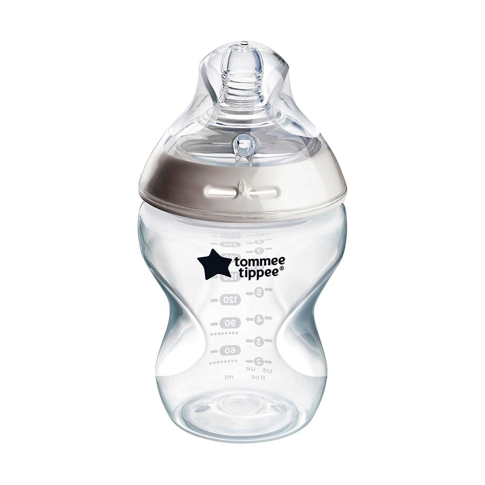 Tommee Tippee Anti-Colic with Slow Flow Breast-Like Teat Baby Bottle 260ml | 0m+ Tommee Tippee Anti-Colic with Slow Flow Breast-Like Teat Baby Bottle 260ml | 0m+