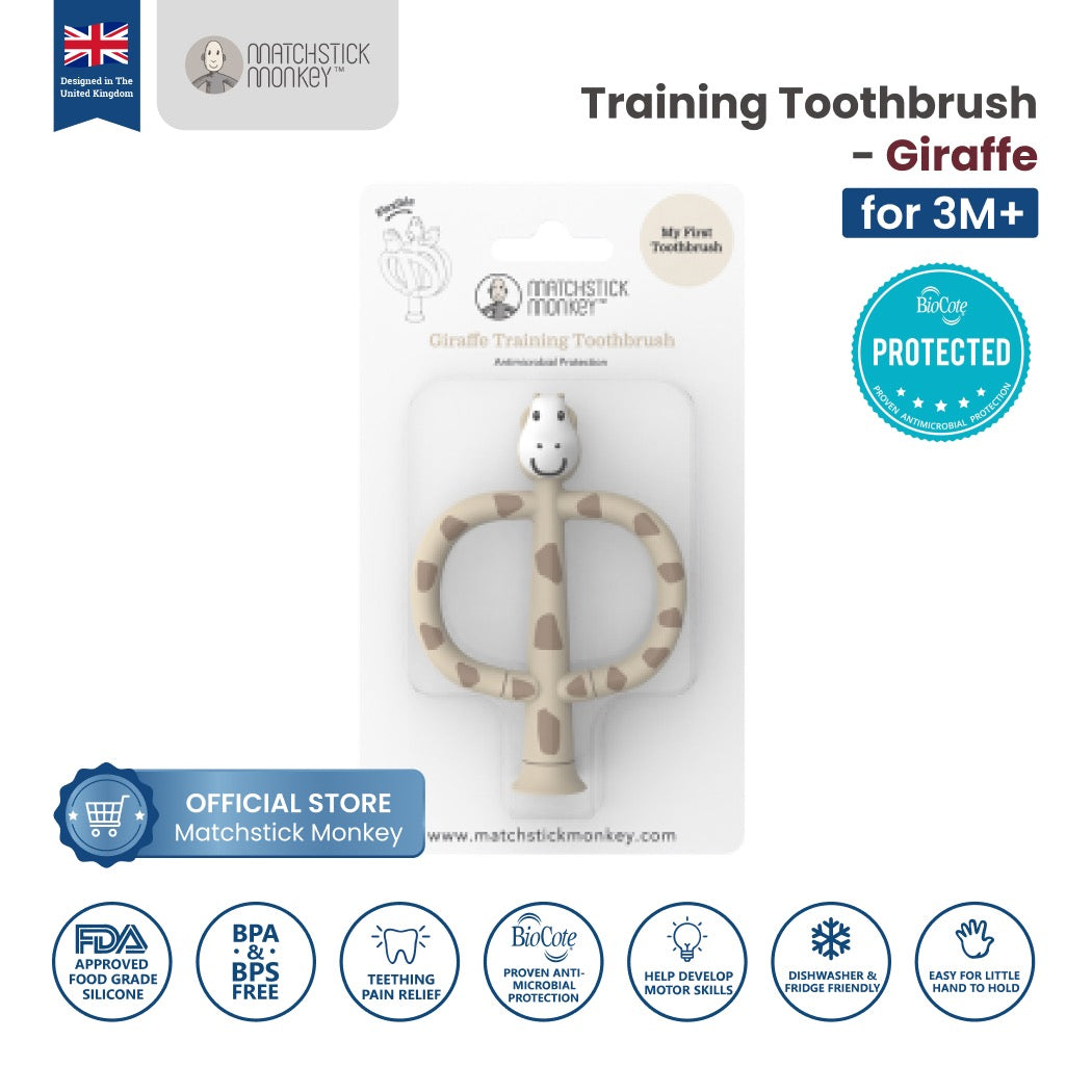 Matchstick Monkey - Giraffe Toothbrush 6m+ Matchstick Monkey - Giraffe Toothbrush 6m+