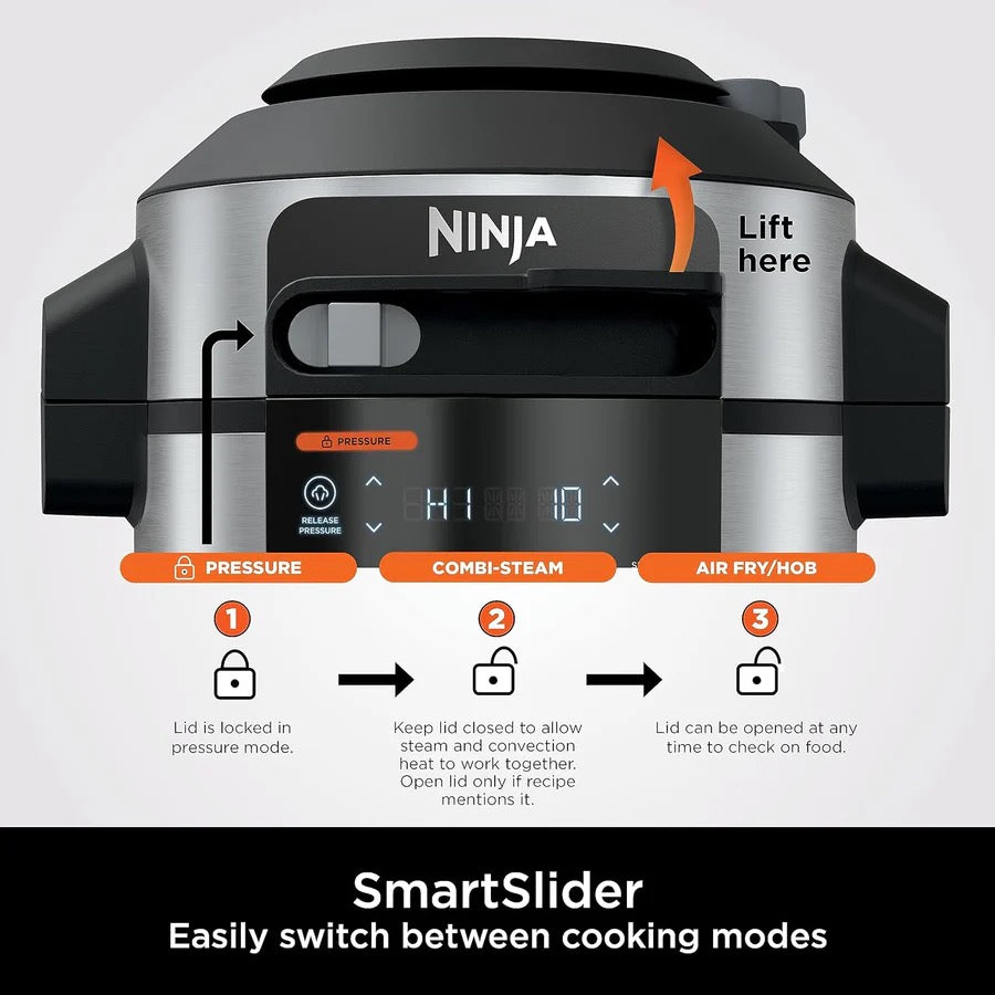 Ninja - Foodi 11-in-1 SmartLid Multicooker & Air Fryer | 6L