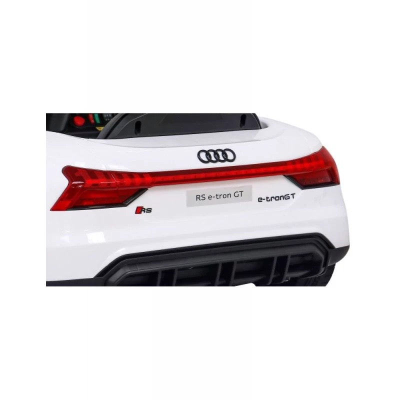 Audi - RS e-tron GT Licensed R/C Ride on Car | White Audi - RS e-tron GT Licensed R/C Ride on Car | White