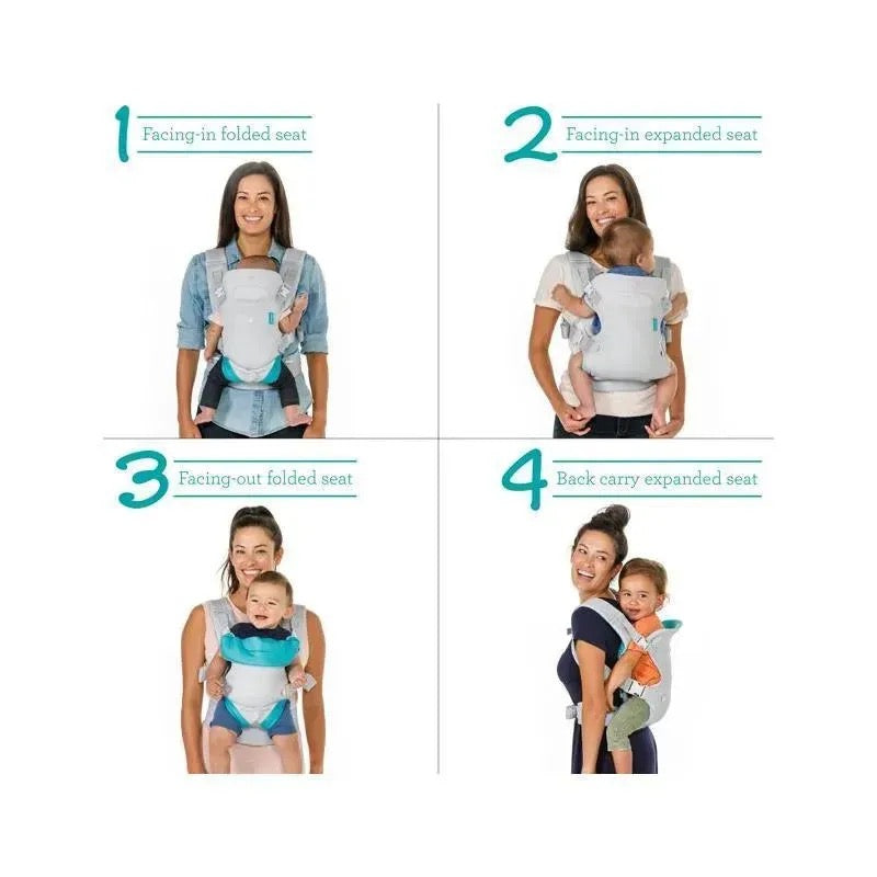 Infantini - Flip 4-in-1 Light & Airy Convertible Carrier | Teal