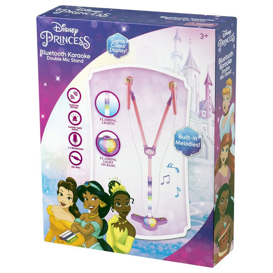 Disney - Light Up Double Mic Stand | Disney Princess | 3Y+