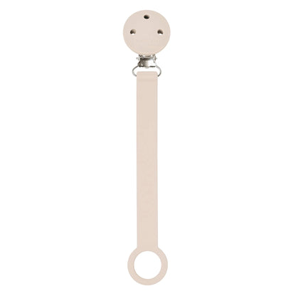 Nattou - Silicone & Rubber Pacifier Clip | 21 cm | Beige