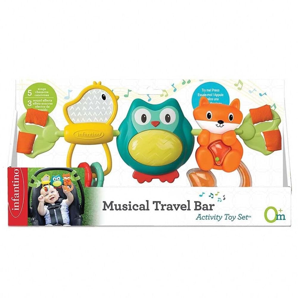 Infantino - Spin & Sing Travel Bar Activity Toy Infantino - Spin & Sing Travel Bar Activity Toy