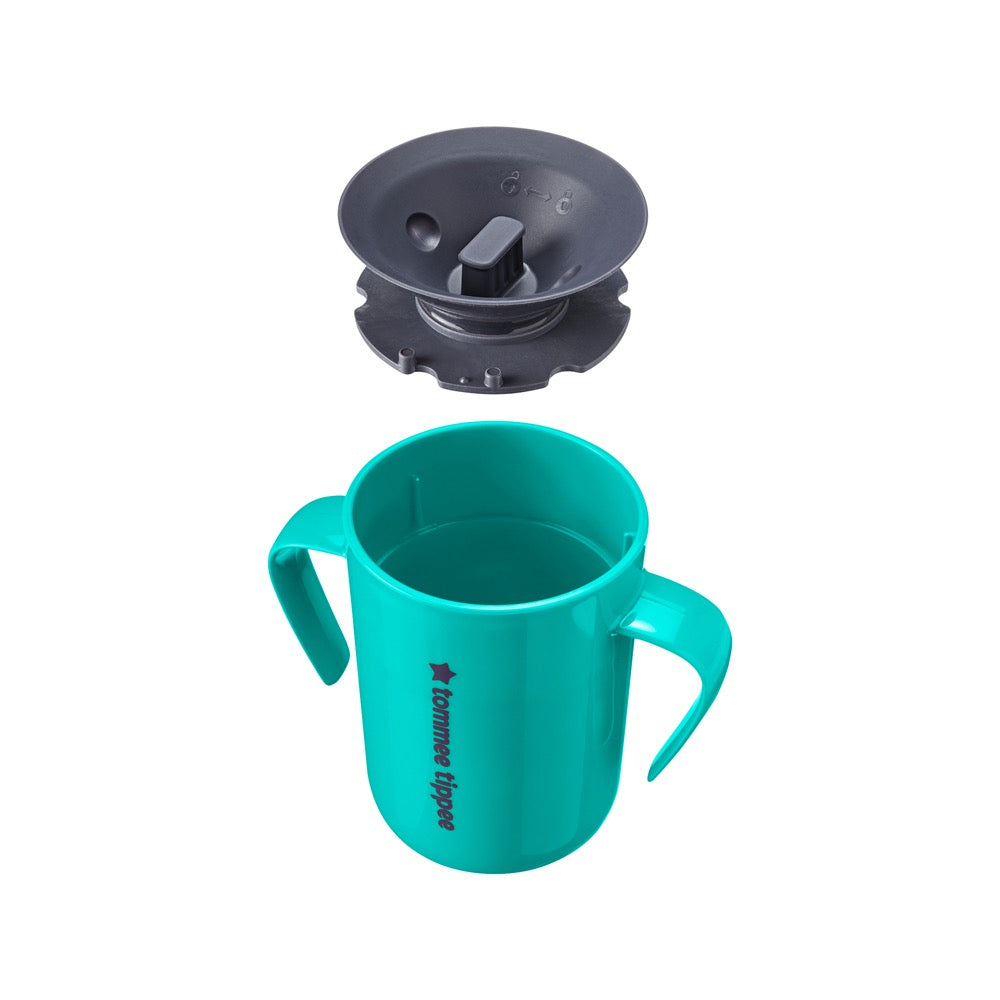 Tommee Tippee Easiflow 360° Cup w Handles | 200ml | 6m+ | Red Tommee Tippee Easiflow 360° Cup w Handles | 200ml | 6m+ | Red