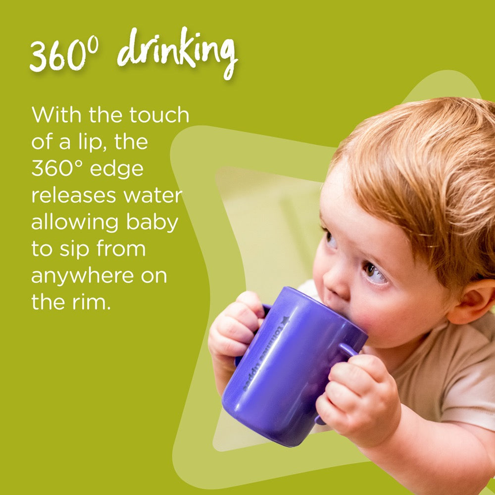 Tommee Tippee Easiflow 360° Cup w Handles | 200ml | 6m+ | Red Tommee Tippee Easiflow 360° Cup w Handles | 200ml | 6m+ | Red