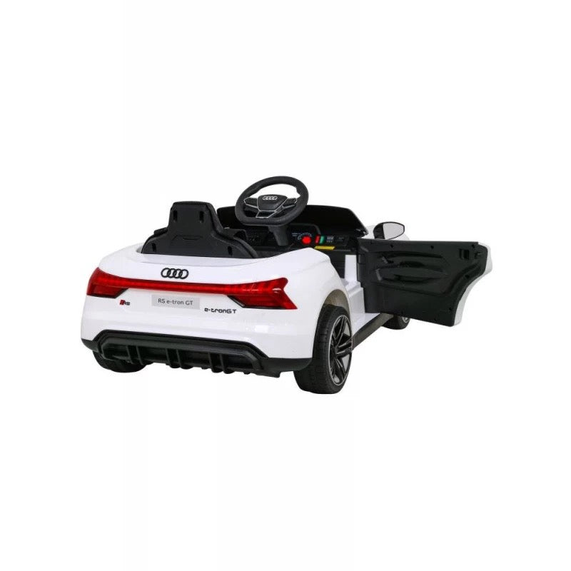 Audi - RS e-tron GT Licensed R/C Ride on Car | White Audi - RS e-tron GT Licensed R/C Ride on Car | White