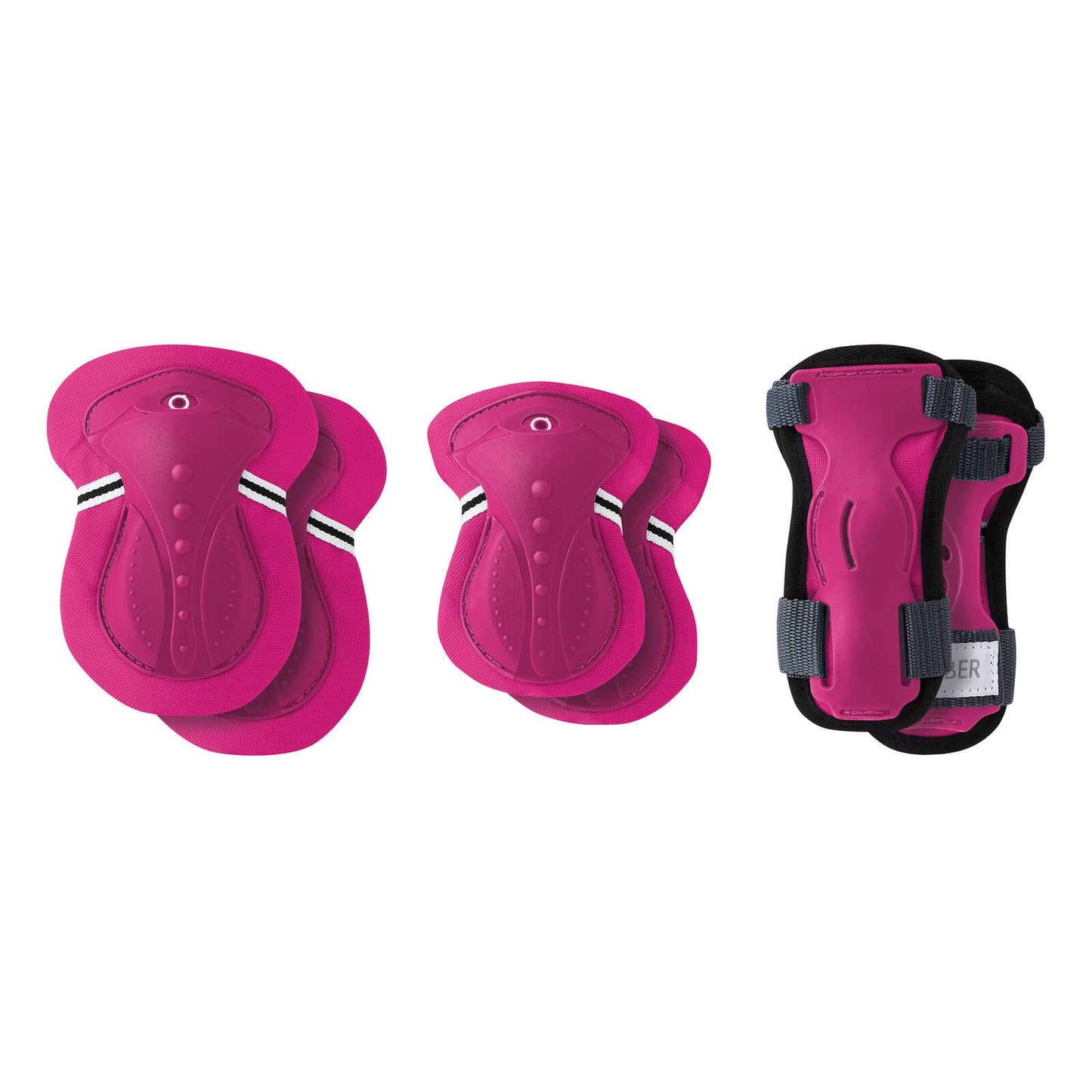 Globber - Kids X-Small Protective Guard Set | Elbow Knees & Wrist | Fuchsia| 6pc