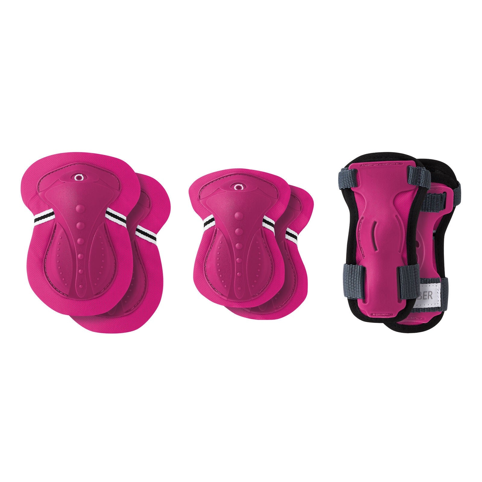 Globber - Kids X-Small Protective Guard Set | Elbow Knees & Wrist | Fuchsia| 6pc