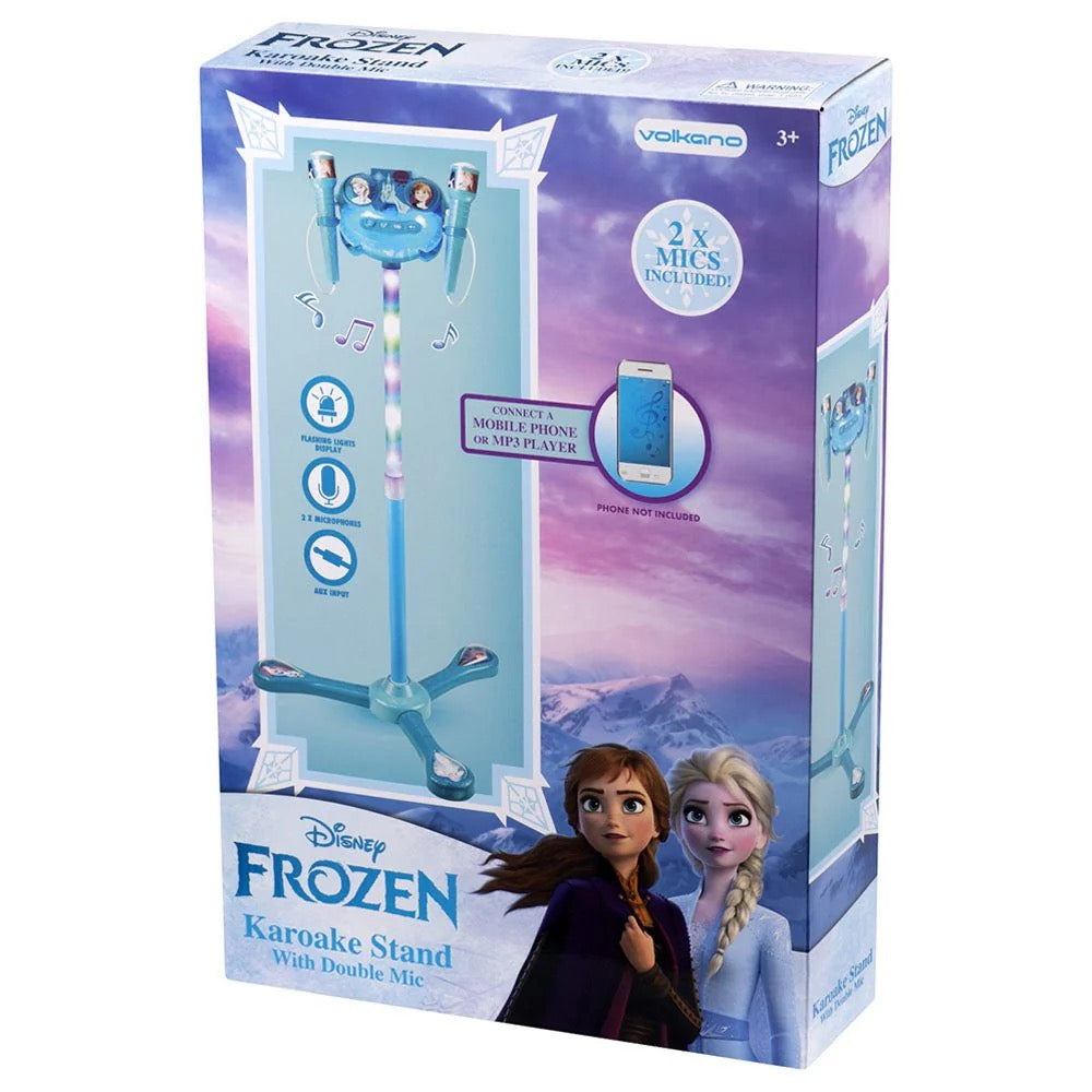 Disney - Flashing Lights Double Mic Stand | Frozen | 3Y+