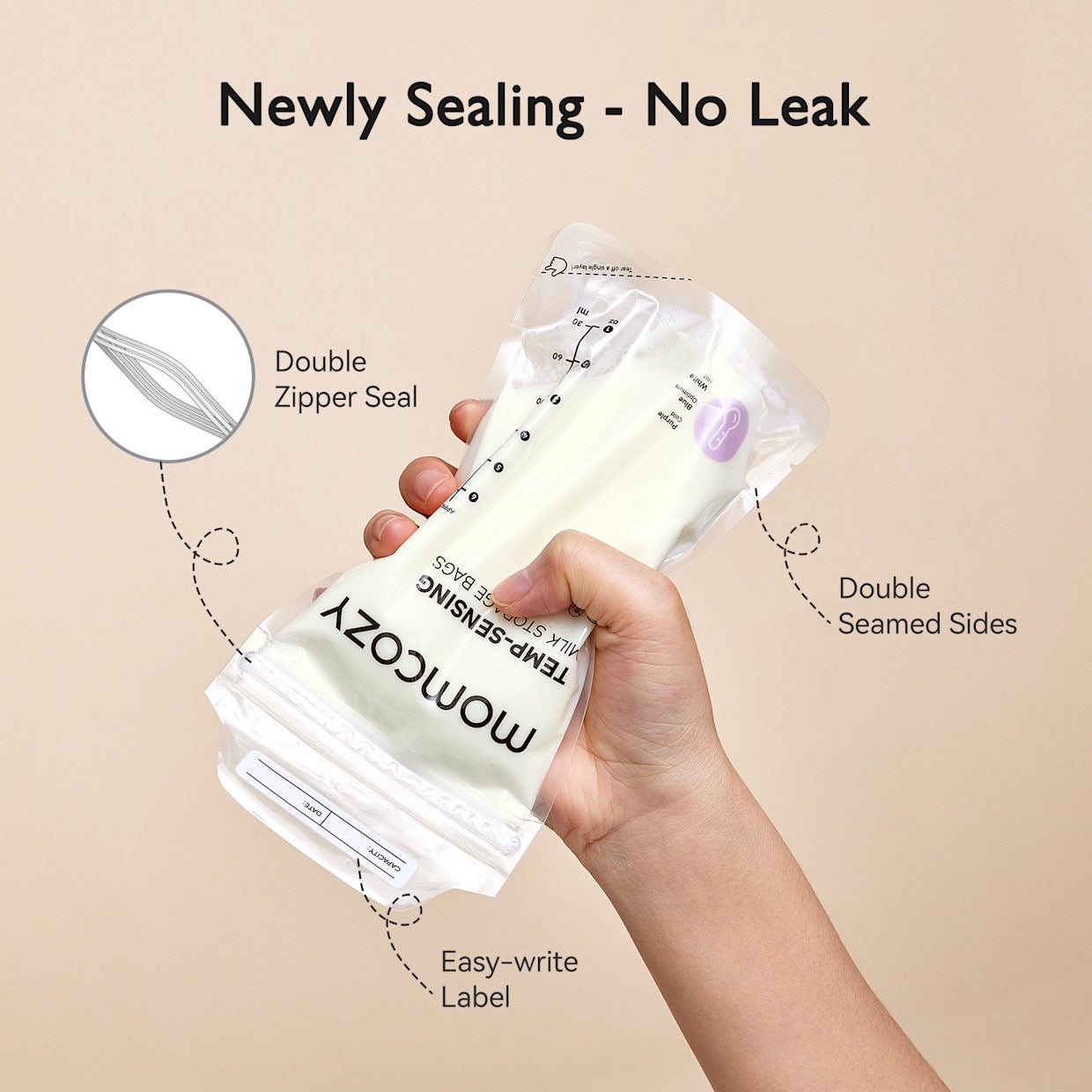 Momcozy - Breast Milk Storage Bags | 50pcs Momcozy - Breast Milk Storage Bags | 50pcs