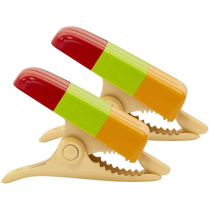 O2COOL - Beach Towel Boca Clips | Popsicle II