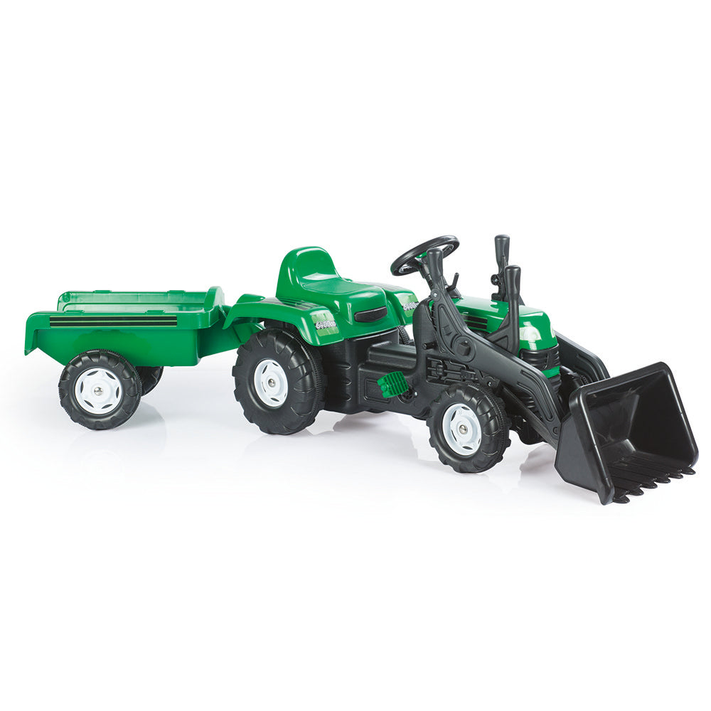 Dolu - Ranchero Tractor Pedal Operated with Trailer & Excavator | 3Y+ Dolu - Ranchero Tractor Pedal Operated with Trailer & Excavator | 3Y+