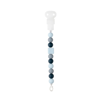 Nattou - Silicone Pacifier Clip | 25cm | Navy Blue