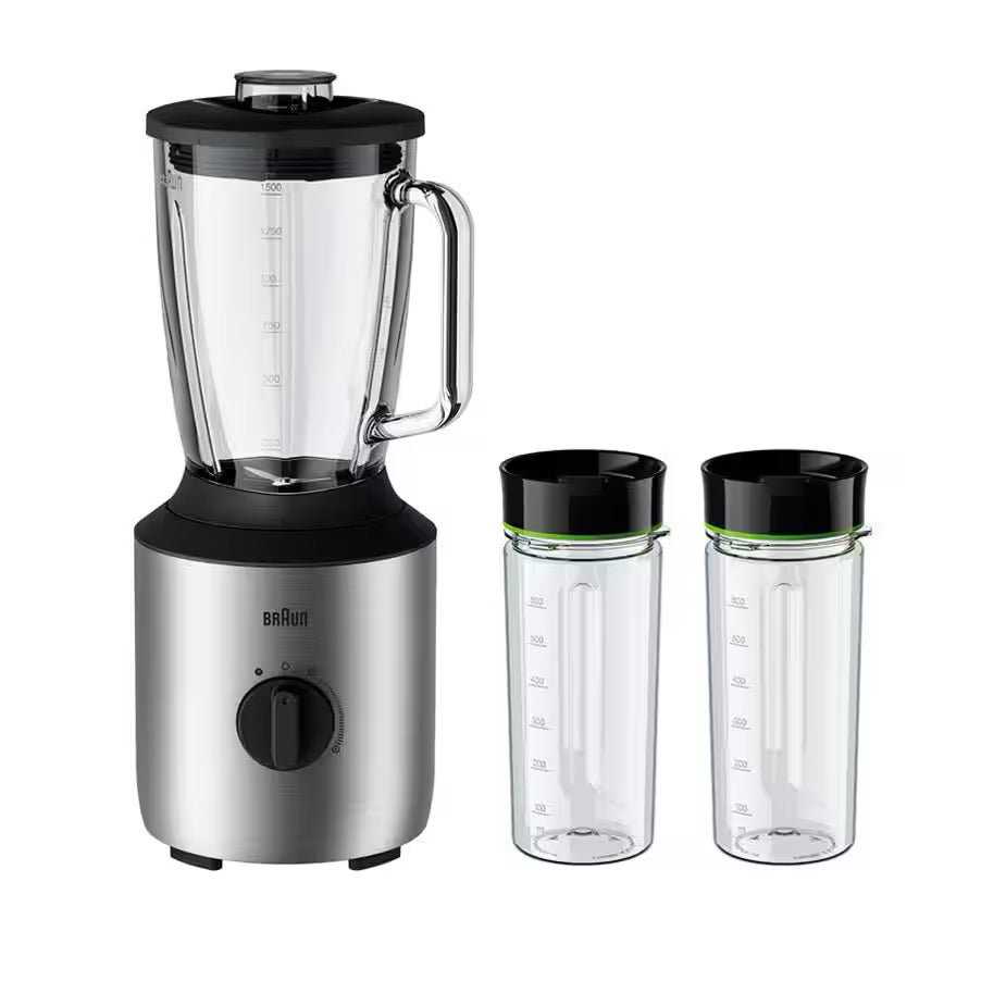 Braun - Blender 800W With 2 Smoothie to go cups | 1.5L