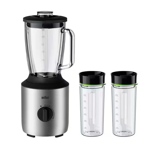 Braun - Blender 800W With 2 Smoothie to go cups | 1.5L