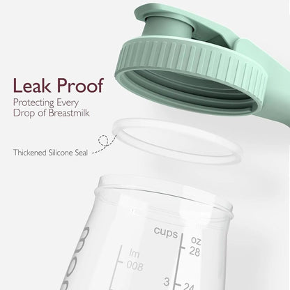 Momcozy - Breast Milk Storage Glass Container | 950ml | Pink