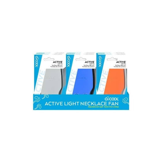 O2COOL - Active Light Necklace Fan | Assorted Colors
