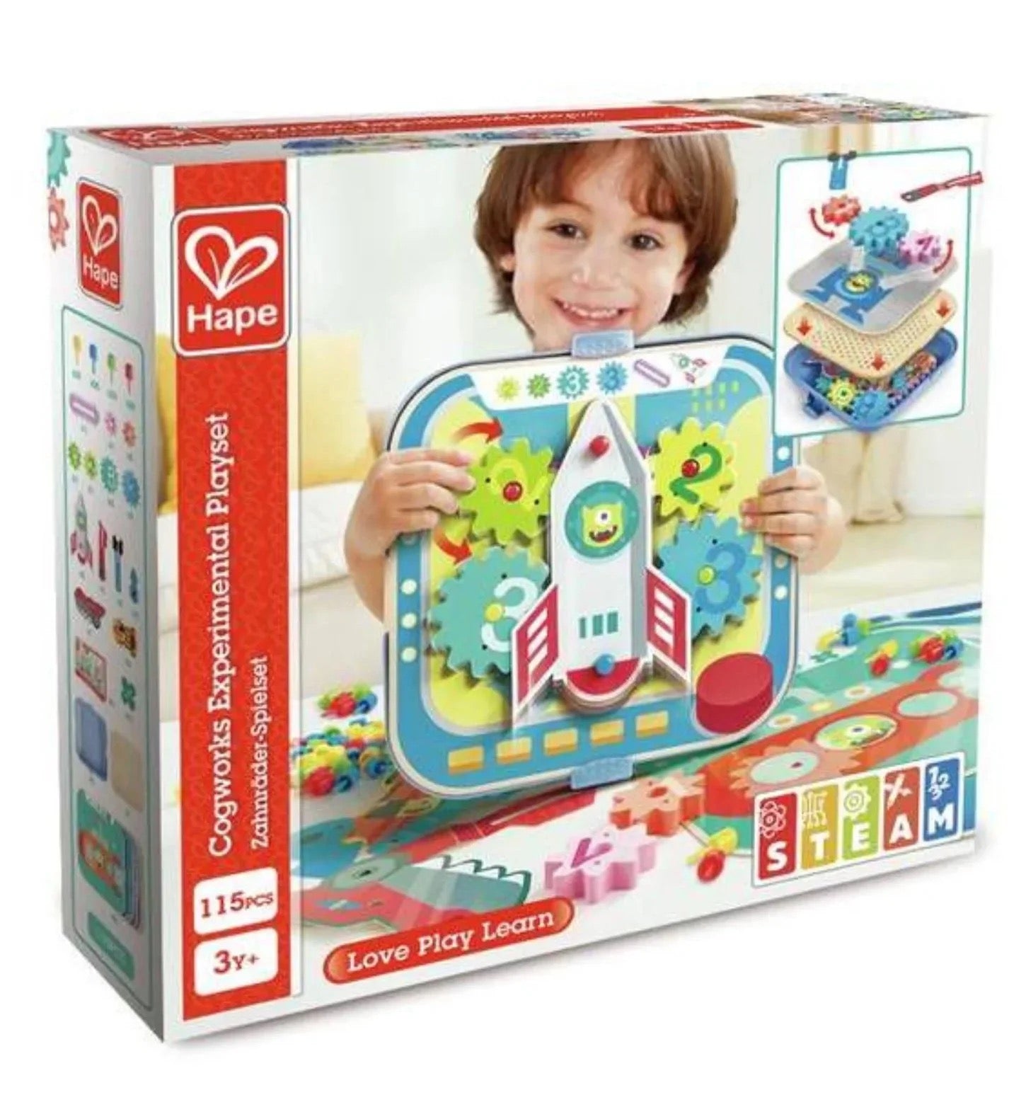 Hape - Cogworks Experimental Playset STEAM Toy Hape - Cogworks Experimental Playset STEAM Toy