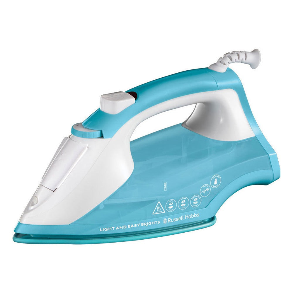 Russell Hobbs - Light & Easy Steam Iron | Blue 2400W Russell Hobbs - Light & Easy Steam Iron | Blue 2400W