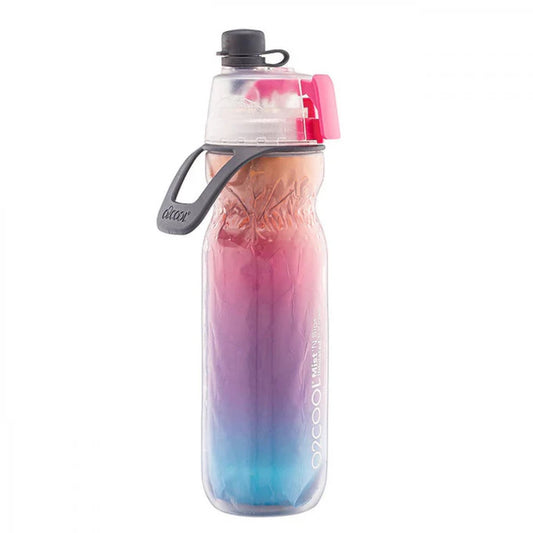 O2COOL - Mist N' Sip Insulated Bottle - 591ml - Ombre Raspberry